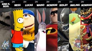 Oogie Boogie vs Bart vs Jeffy vs Chungus vs Mr Incredible vs Alien vs Bowser Jr vs Incineroar