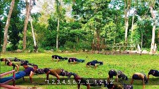 BATCH TALAS PERFORM ARMY DOZEN PROPER EXERCISE 4 counts & 5 good repetition