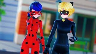 【MMD Miraculous】First date  Ladybug×Chat Noir【60fps】
