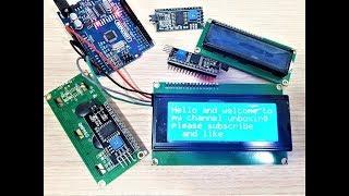 Banggood How to use IIIC I2C TWI SP Serial Interface with  20 x 4 Character LCD and Arduino
