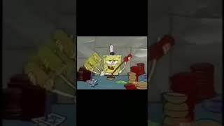 SpongeBob making krabby patty