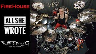 Firehouse -  All She Wrote - drum cover Vampdarling