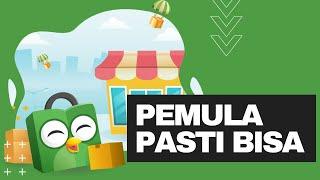 Cara buka toko di Tokopedia lewat hp - tutorial pemula