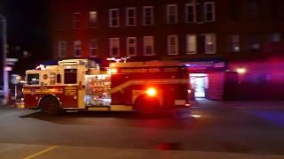 FDNY Squad 252 passes the Tin House with real Q siren