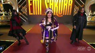 Emi Sakura Entrance on Rampage AEW Rampage Jan. 27 2023