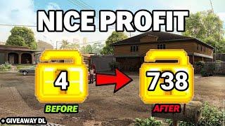 NICE PROFIT How to get RICH FAST with 4 WLS ONLY  Growtopia Profit 2023  Eps 28  Growtopia