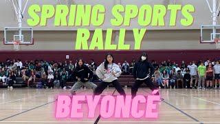 Diva Homecoming Live- Beyoncé Dance IN SCHOOL  Spring Sports Rally  ft. hype juniors