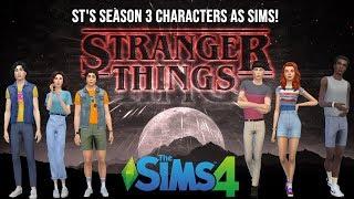 THE KIDS FROM STRANGER THINGS IN THE SIMS 4 as teens
