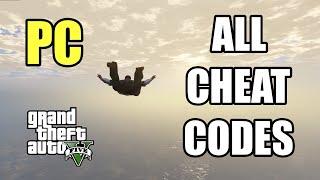 GTA 5 ALL CHEAT CODES FOR PC