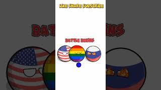 LGBTQ️‍ vs Russia nutshell animation  #ww3#countryball  #countryballs