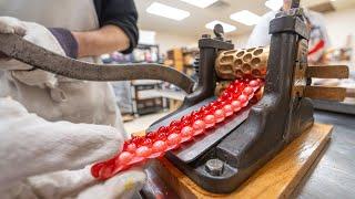 ASMR Making Cranberry Drop Candy no talking