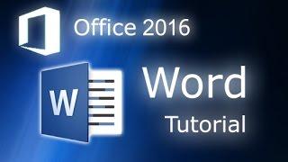 Microsoft Word 2016 - Full Tutorial for Beginners +General Overview*  - 13 MINS