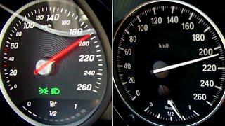 2016 MERCEDES C200d vs 2011 BMW 320d  Acceleration Comparison