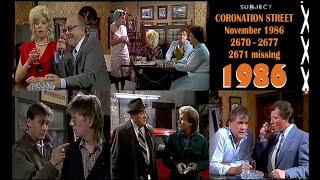 Coronation Street - November 1986