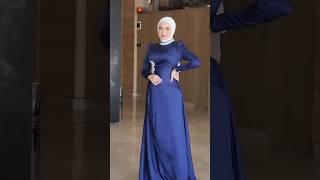 Harika mavi #Tesettür Abiye #Elbise #Hijab Dress 2024 düğün Abiye فستان سهرة للمحجبات