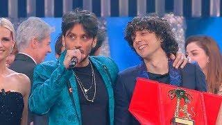 Ermal Meta e Fabrizio Moro vincitori di Sanremo 2018 con il brano Non mi avete fatto niente
