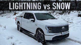 How does the F-150 Lightning Handle Snow?