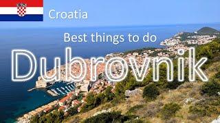 【Dubrovnik】Best things to do in Dubrovnik Croatia  Hiking on Mt. Srd  Walking Tour