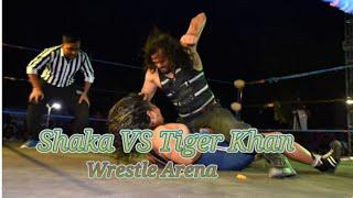 Shaka VS Tiger Khan Wrestle Arena Pro Wrestling