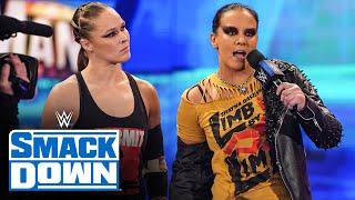 Ronda Rousey & Shayna Baszler emerge to size up their competition SmackDown March 24 2023