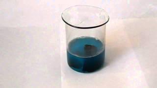 Химическая реакция цинка и медного купороса