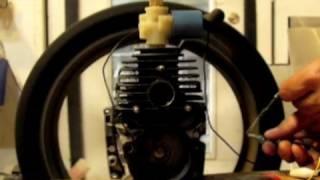 DIY STEAM ENGINE HACK TWO STROKE CONVERSION Weed Eater Hack Steam Power