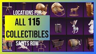 Saints Row All Collectibles - Locations for HQ Customization Objects