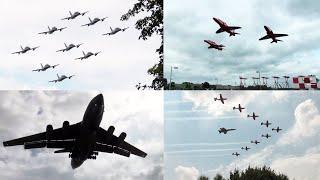 Great Low Airshow Flybys Over The Tree Tops 