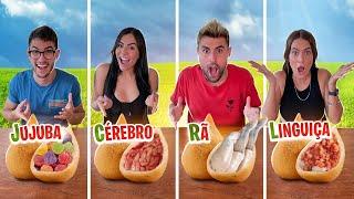 TODA COXINHA TEM A INICIAL DO SEU NOME  RECHEIOS COM NOMES 