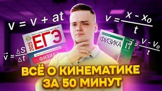  КИНЕМАТИКА ЗА 50 МИНУТ I ЕГЭ по Физике для 10 классов