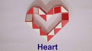 Make a Simple Heart Pattern with Snake Cube