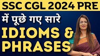 SSC CGL 2024 Pre में पूछे गए सारे Idioms & Phrases  Vocabulary  English With Rani Maam