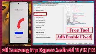All Samsung Frp Bypass New Tool 2023  Samsung Frp Unlock Android 11 12 13  Adb Enable Fail Fixed