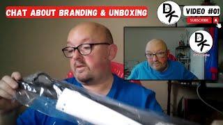 Unboxing something new and a chat about my new branding