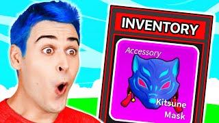 Offering *100* Azure Embers To Get *KITSUNE MASK* In Blox Fruits  Roblox Blox Fruits Kitsune Items