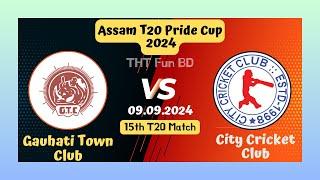 Gauhati Town Club Vs City Cricket Club  GTC v CCC  Assam T20 Pride Cup Live Score Streaming 2024