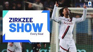 Joshua Zirkzee SHOW Every Goal  Serie A 202324