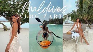 MALDIVES VLOG - 2 BEAUTIFUL RESORTS *My Holiday Outfits - Part 1
