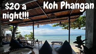 $20 a night for this CHEAP THAILAND Beach Resort Koh PHANGAN  2022