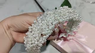 The most beautiful Rich Pearl Headband to elevate your Wedding Gown in 2022 - 2023