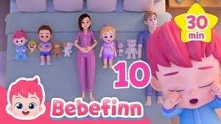 Ten in a Bed and Five Little Sharks  Count Numbers Together  Compilation  Bebefinn Nursery Rhymes