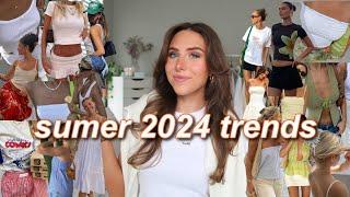 SUMMER 2024 FASHION TRENDS  pinterest inspired + wearable outfit inspo *what to wear this summer*
