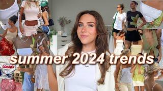 SUMMER 2024 FASHION TRENDS  pinterest inspired + wearable outfit inspo *what to wear this summer*