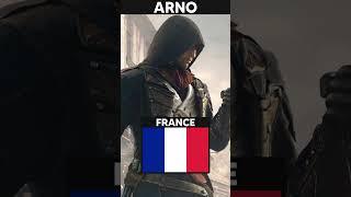 Nationality of EVERY Assassin in Assassins Creed