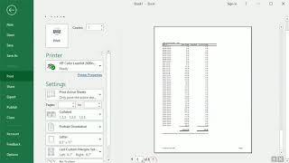 Printing Selected Rows or Columns on Every Page of an Excel Worksheet