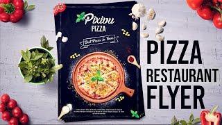 How to Design Pizza Restaurant Flyer  Poster in Photoshop