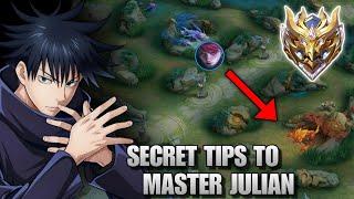 HOW TO PLAY JUNGLE JULIAN SECRET TIPS TO MASTER JULIAN julian full tutorial - Mobile Legends