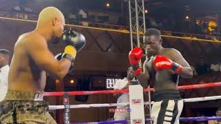 Boxing Night 3rd Bout Nigeria’s Samson Solomon vs Ghana’s Emmanuel Allotey  Quick KO