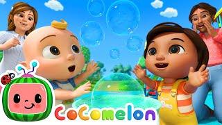 Play Outside Bubbles Song  CoComelon Nursery Rhymes & Kids Songs