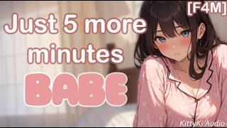 Clingy Girlfriend Won’t Let You Leave the Bed ASMR F4M Cute Affectionate